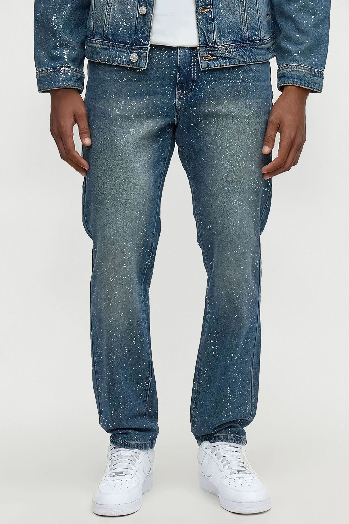 Slim Shimmering Nights Jean - Vintage Blue Wash
