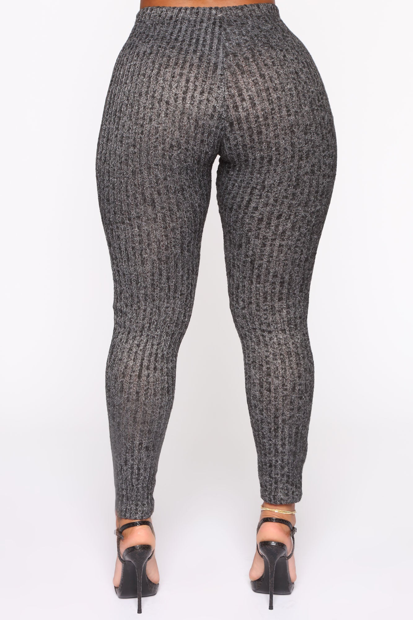 Feeling The Chill Sweater Set - Charcoal