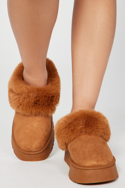 Movie Date Booties - Chestnut