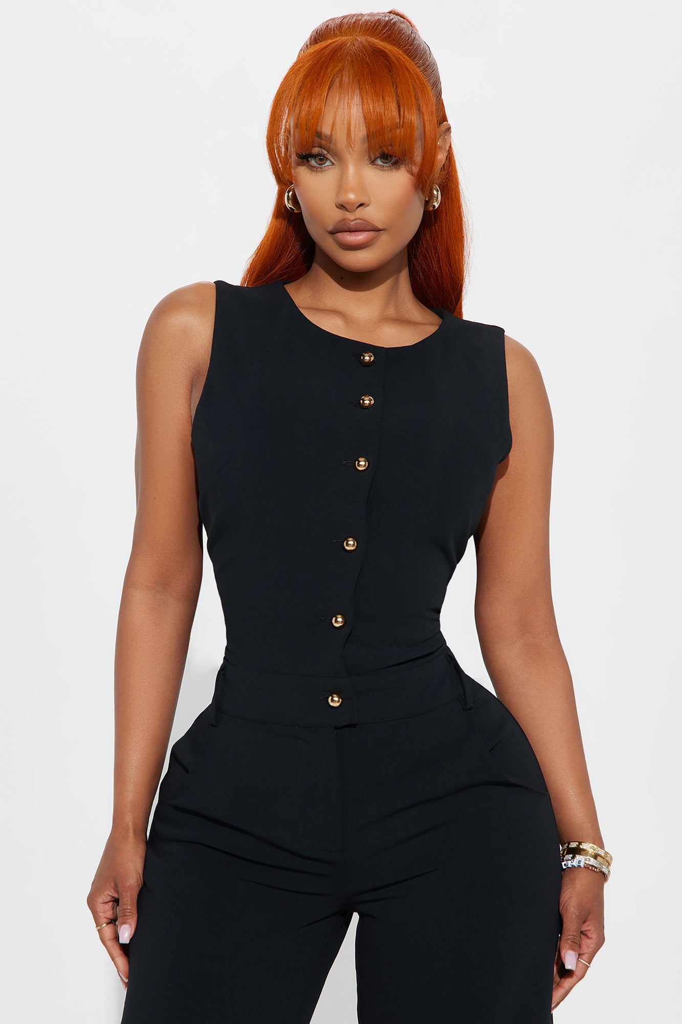 On Call Jumpsuit - Black