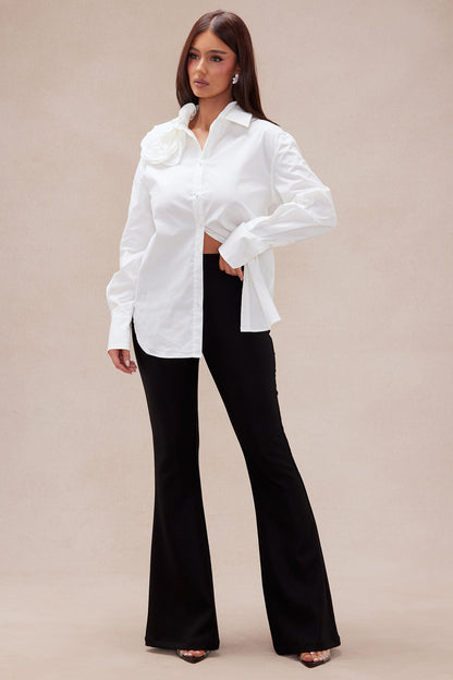 Fiona Long Sleeve Shirt - White