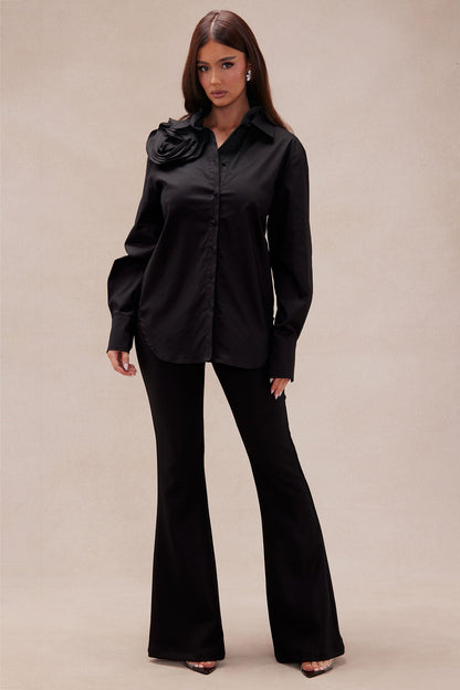 Fiona Long Sleeve Shirt - Black