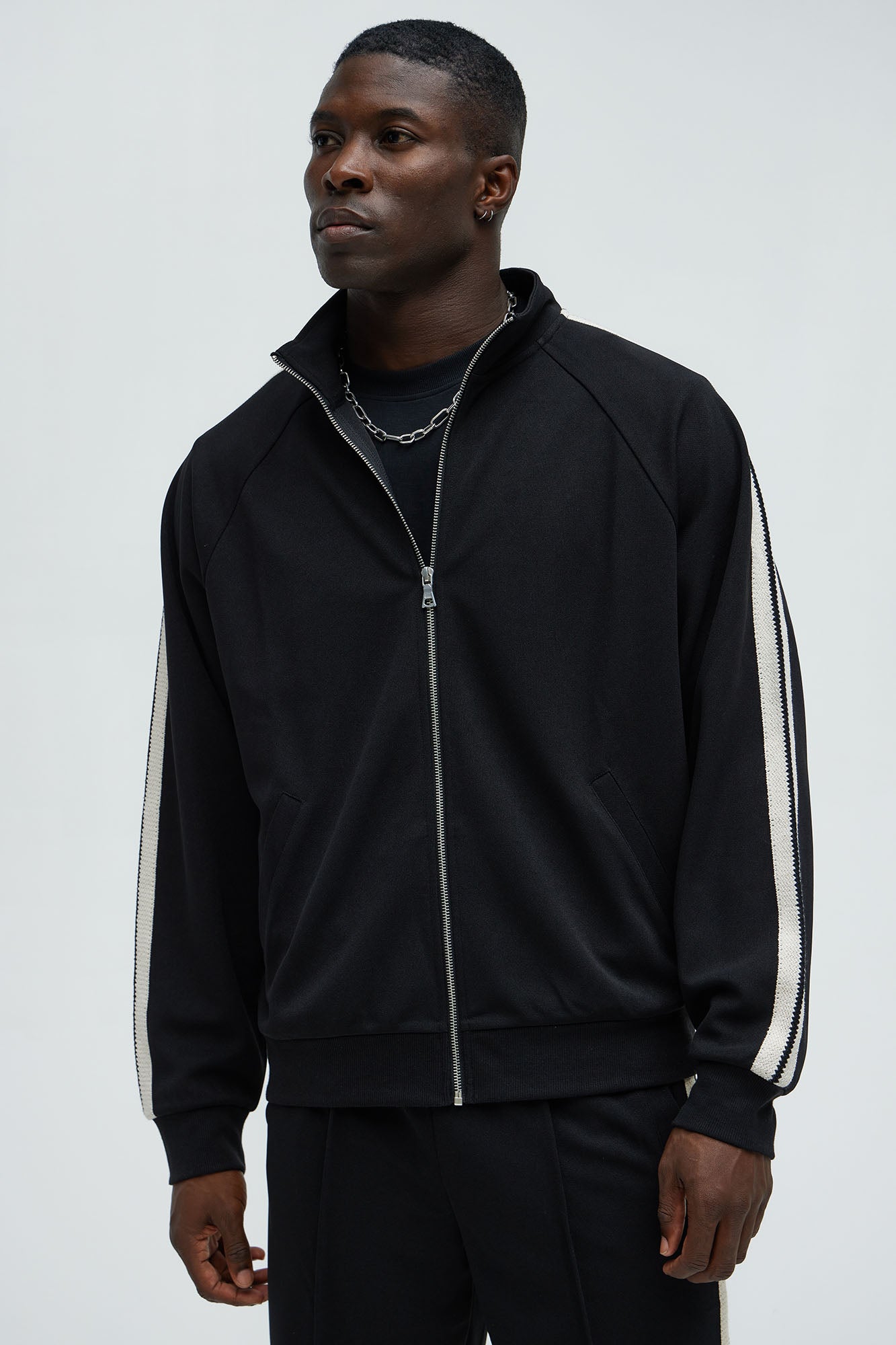 Dennis Track Jacket - Black