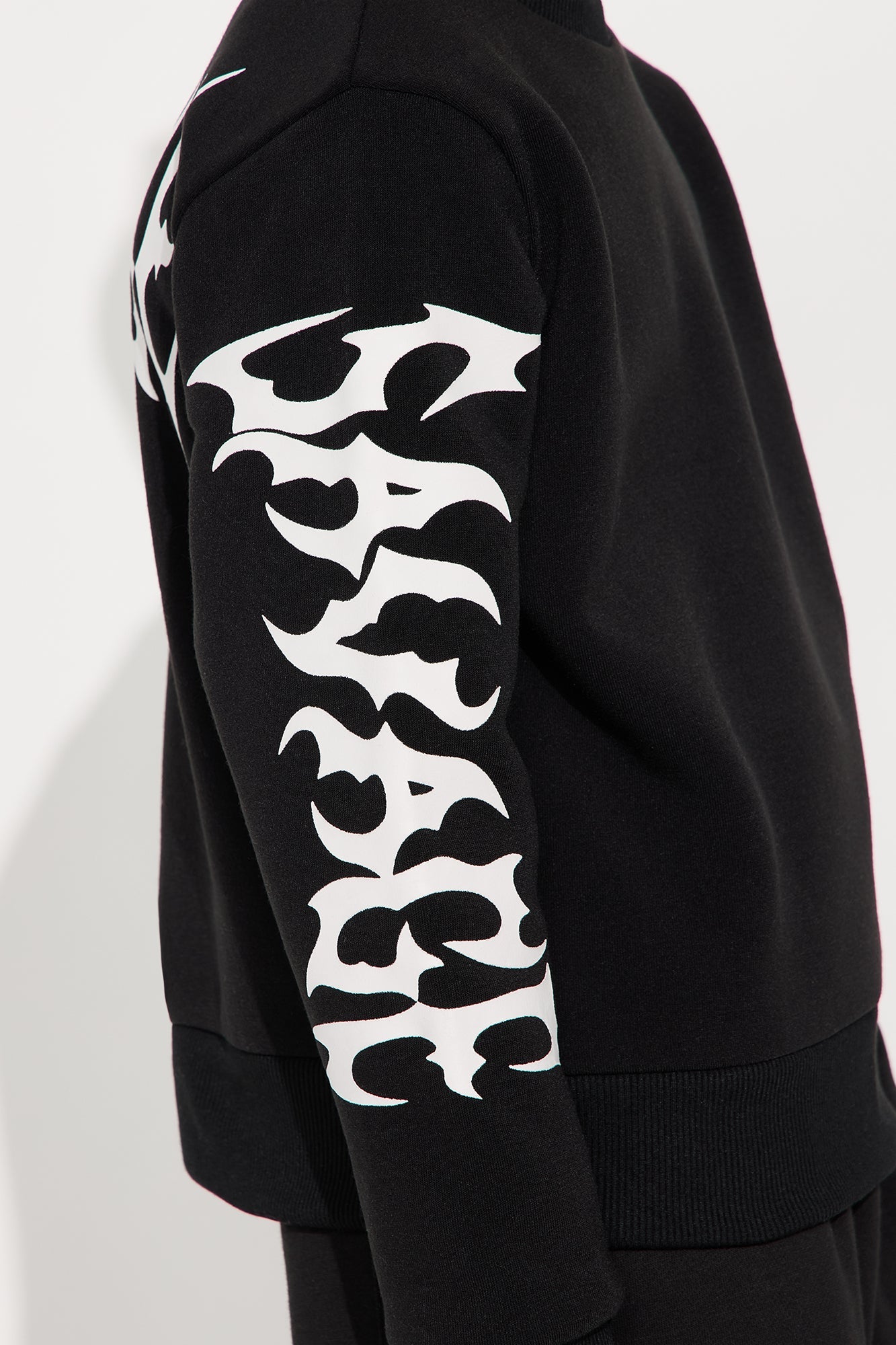 Mini So Savage Crew Neck Sweatshirt - Black