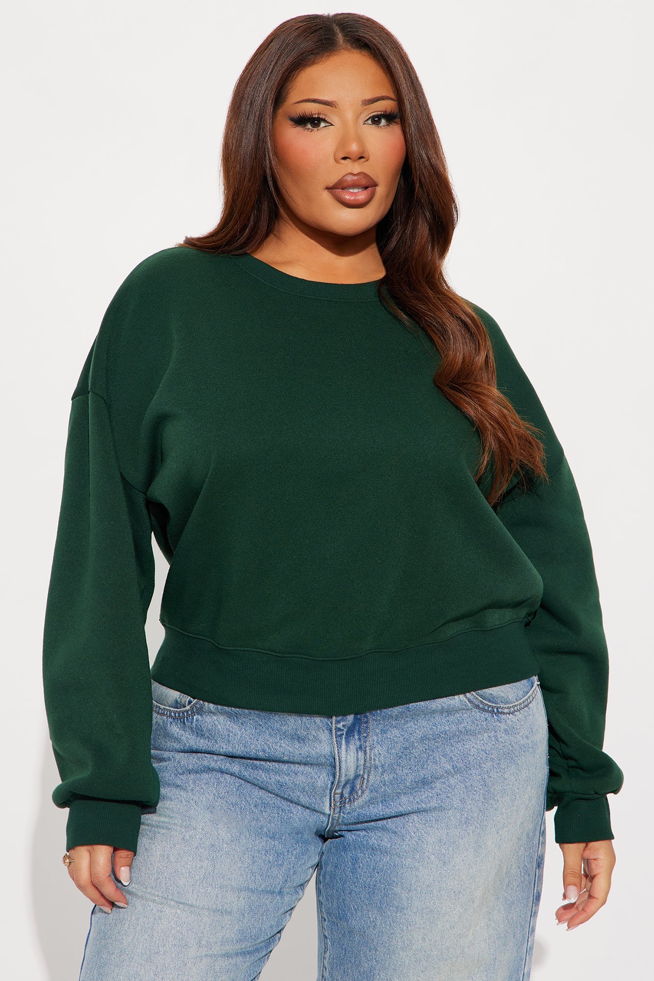 Candice Lounge Crew Neck - Hunter