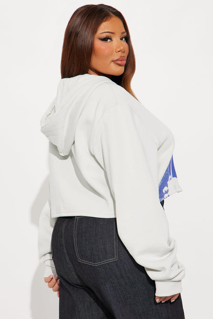 Dennis Rodman Basketball Zip Up Hoodie - White
