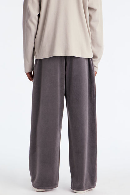 Baggy Fancy Slouch Drawstring Pant - Grey