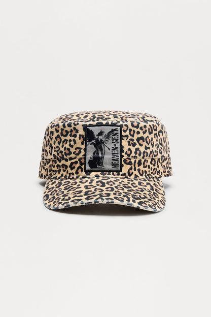 Leopard print Twill Patch Cadet Hat - Multi Color