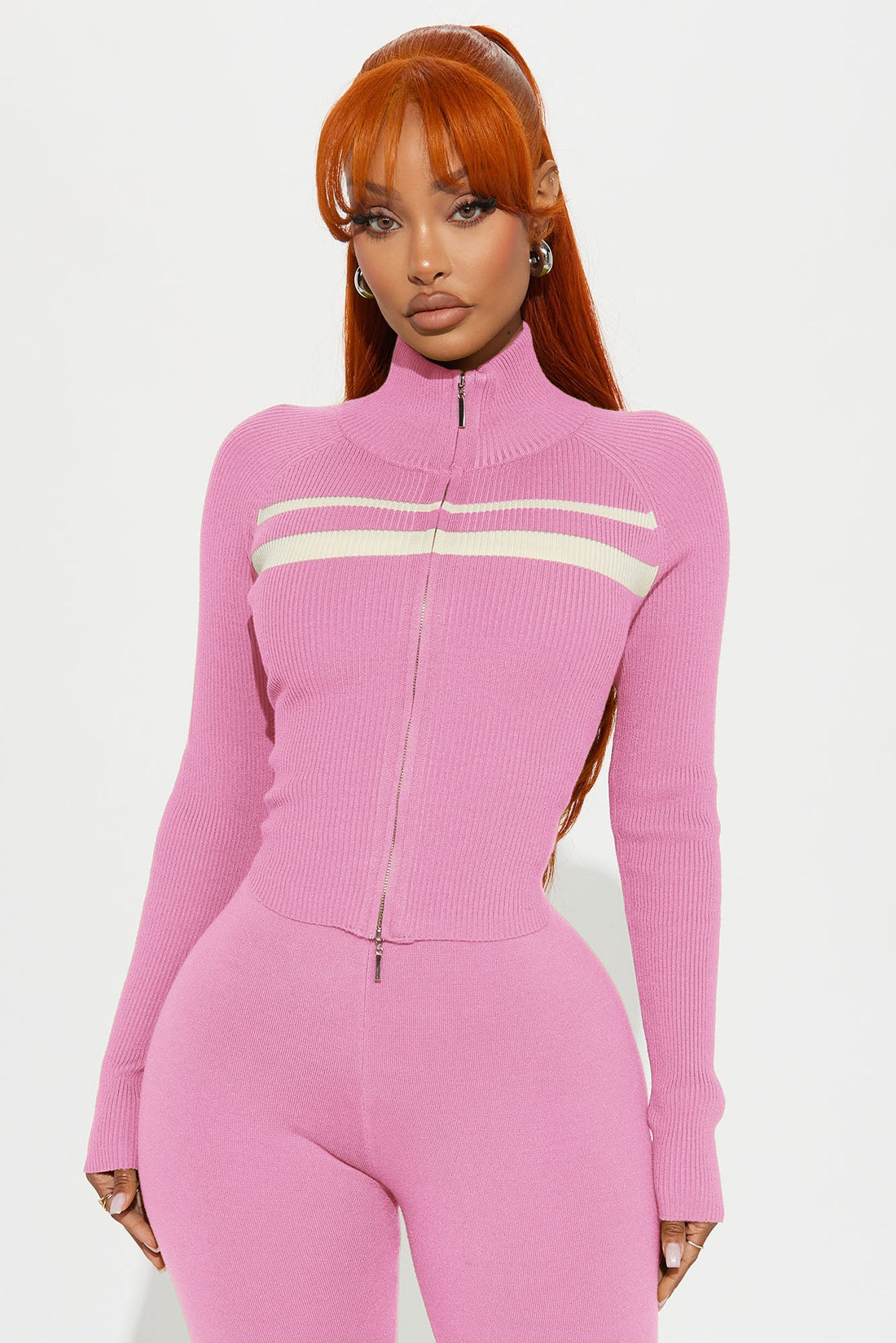 Study Session Sweater Pant Set - Pink