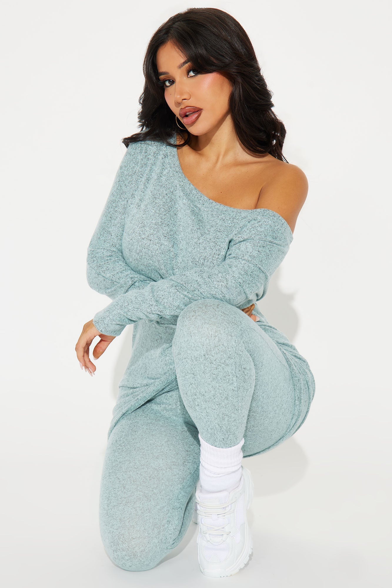 Cassandra Cozy Legging Set - Mint