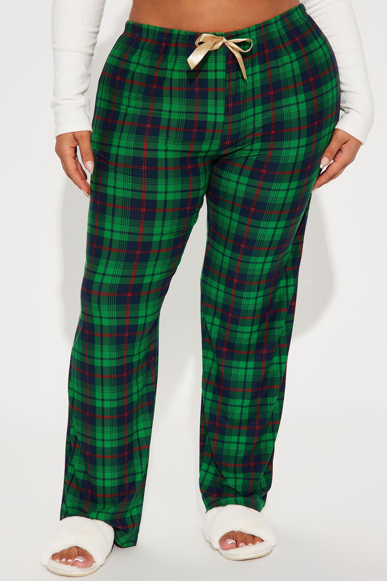 Fa La La PJ Pant - Green/combo