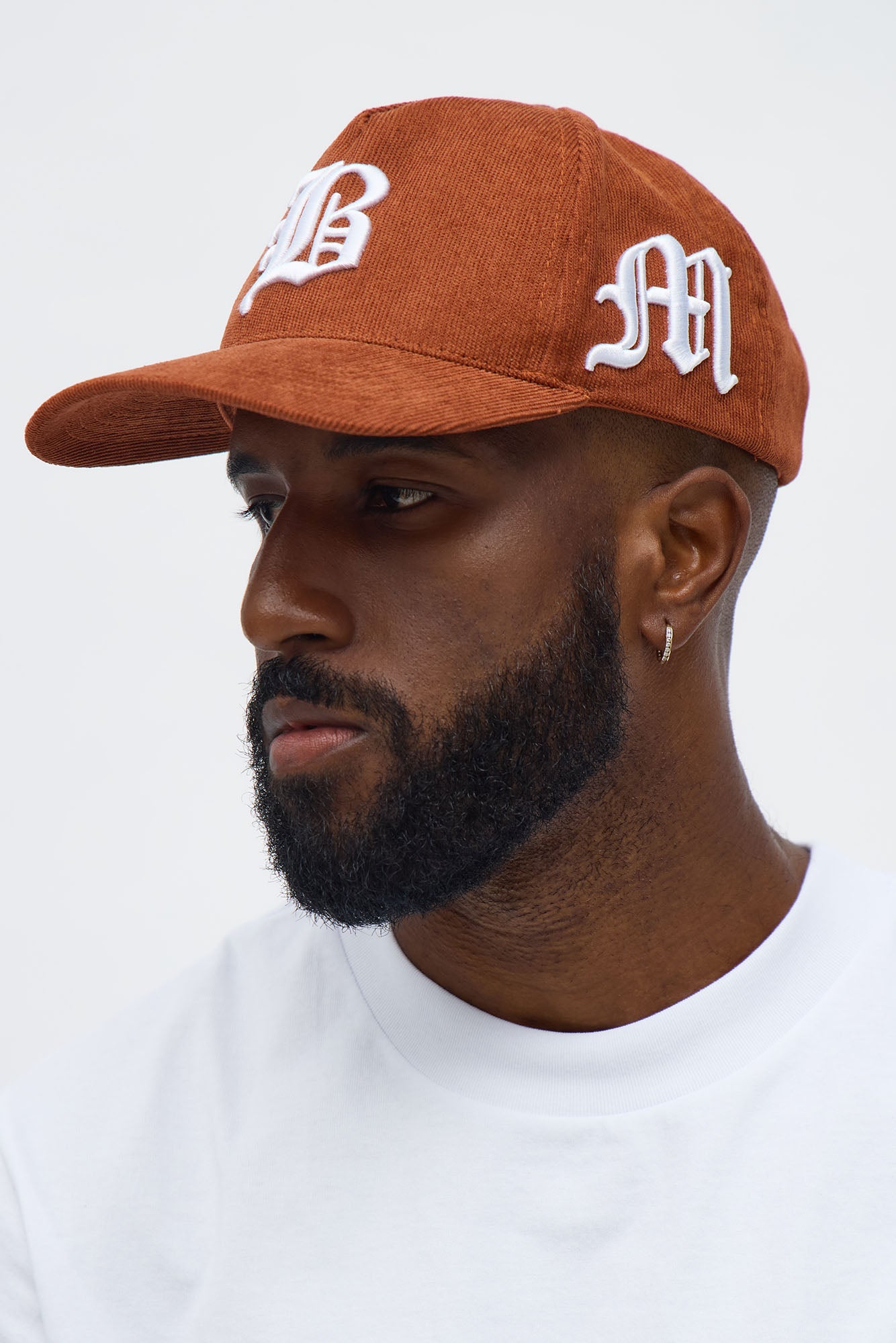 Come Back Corduroy Snapback Hat - Brown