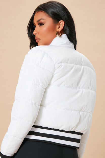 Mrs. Jackson Puffer Jacket - White