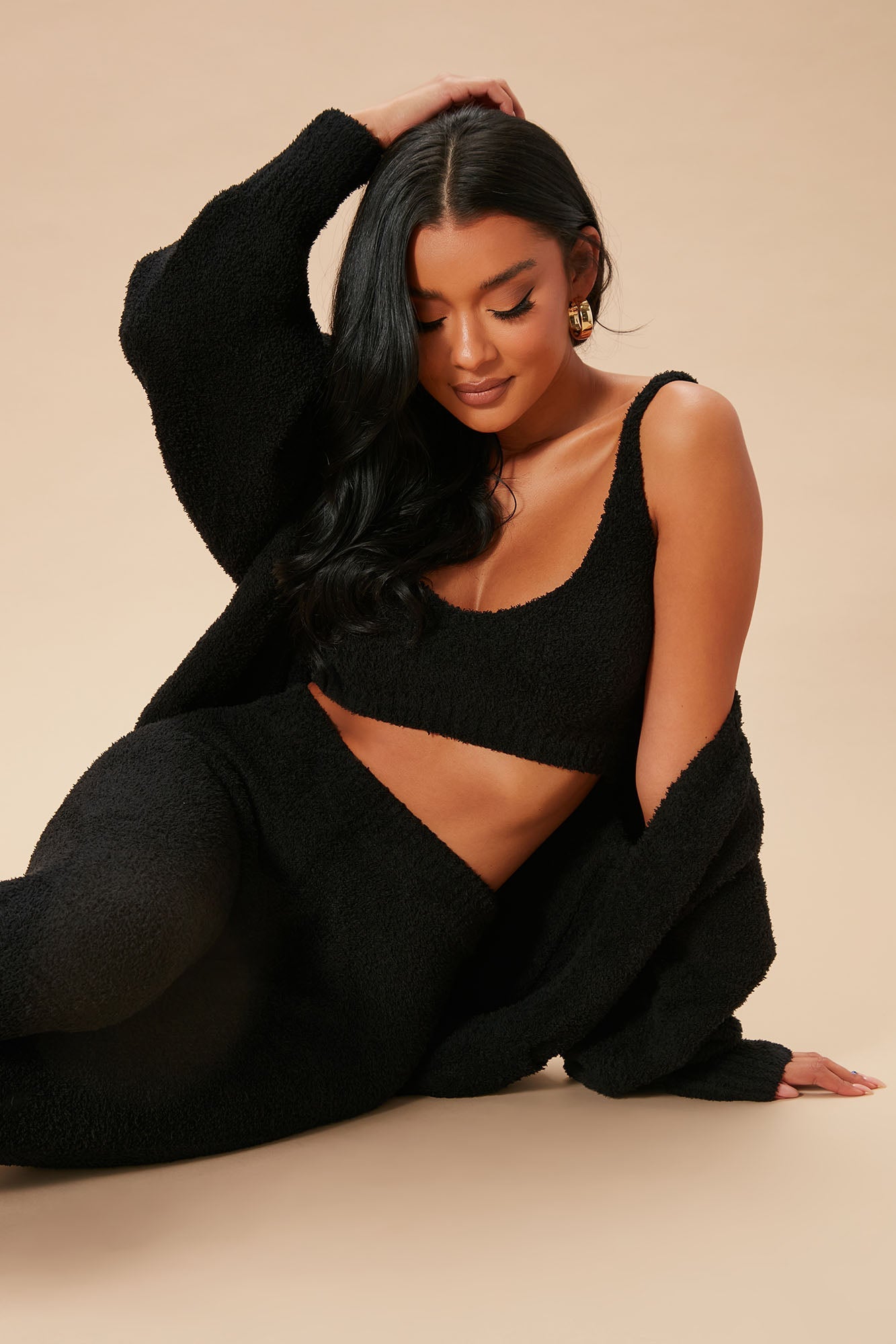 Living In It 3 Piece Legging Set - Black