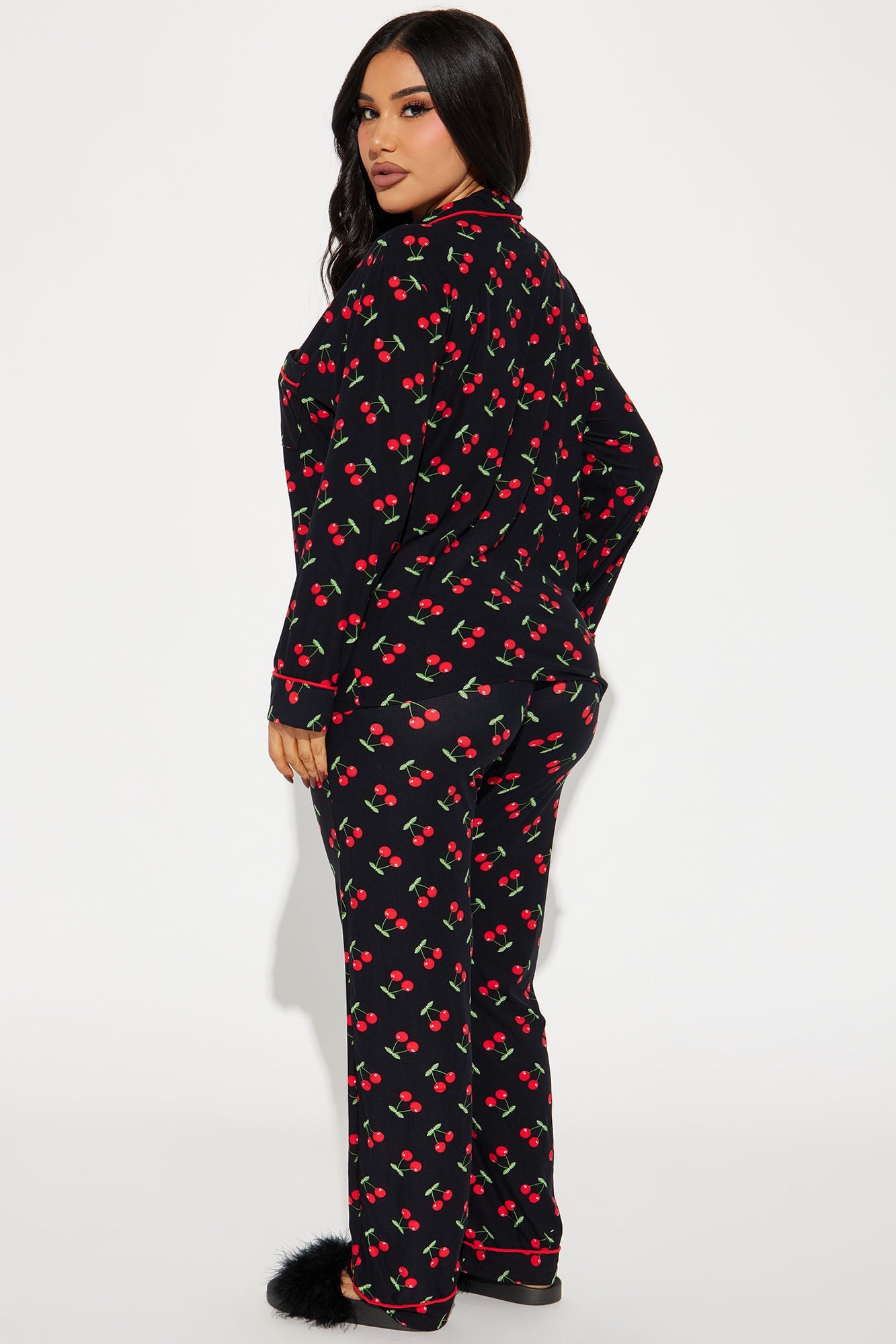 Cherry Bomb PJ Pant Set - Black/combo