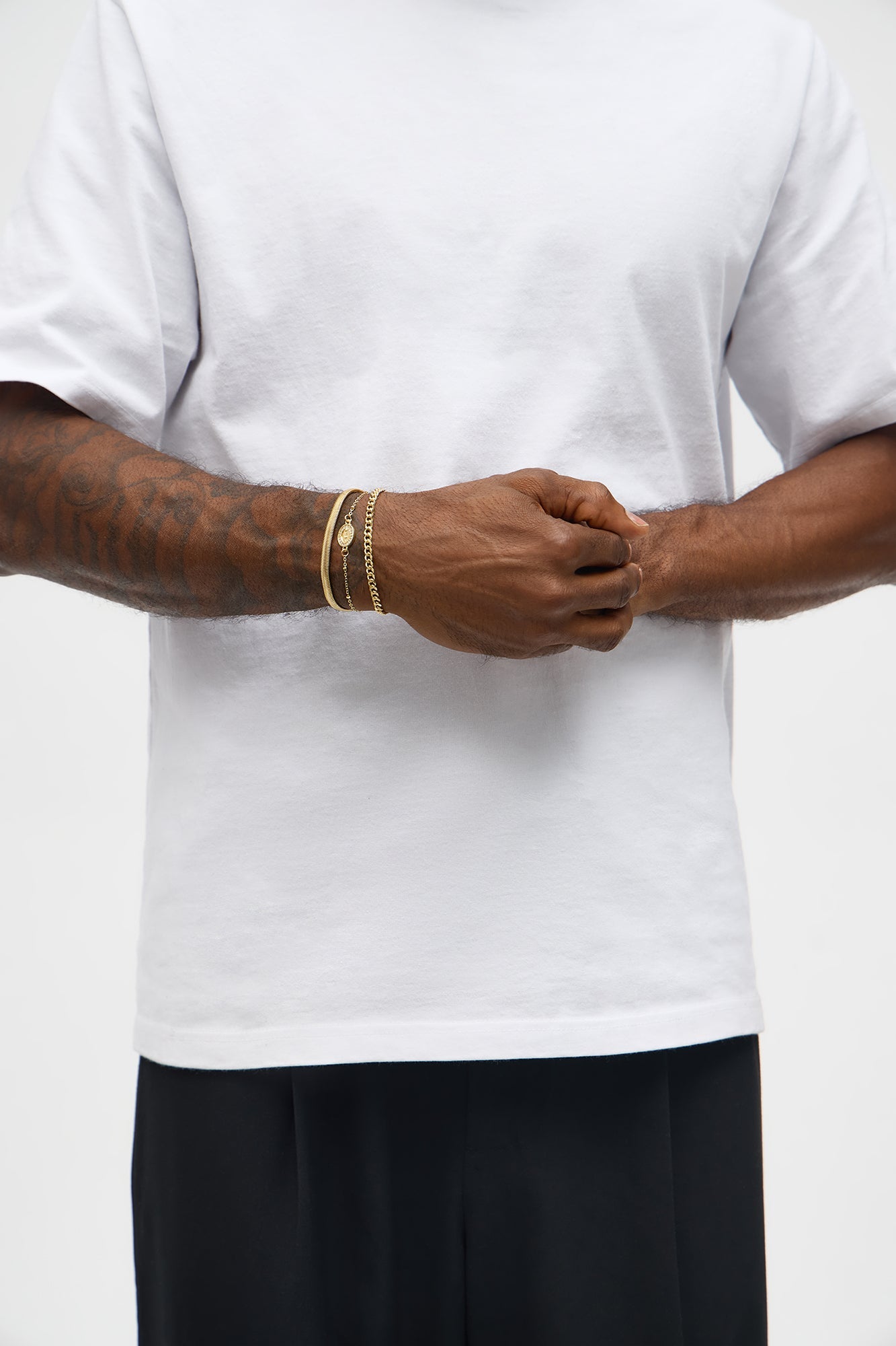 Current Mixed Bracelet Set - Gold