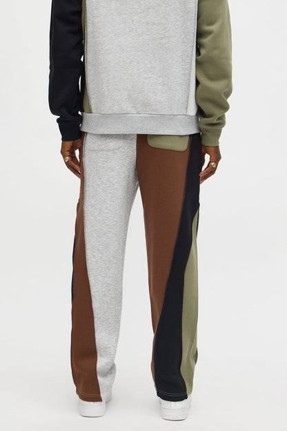 Straight 888 Patchwork Sweatpants - Multi Color