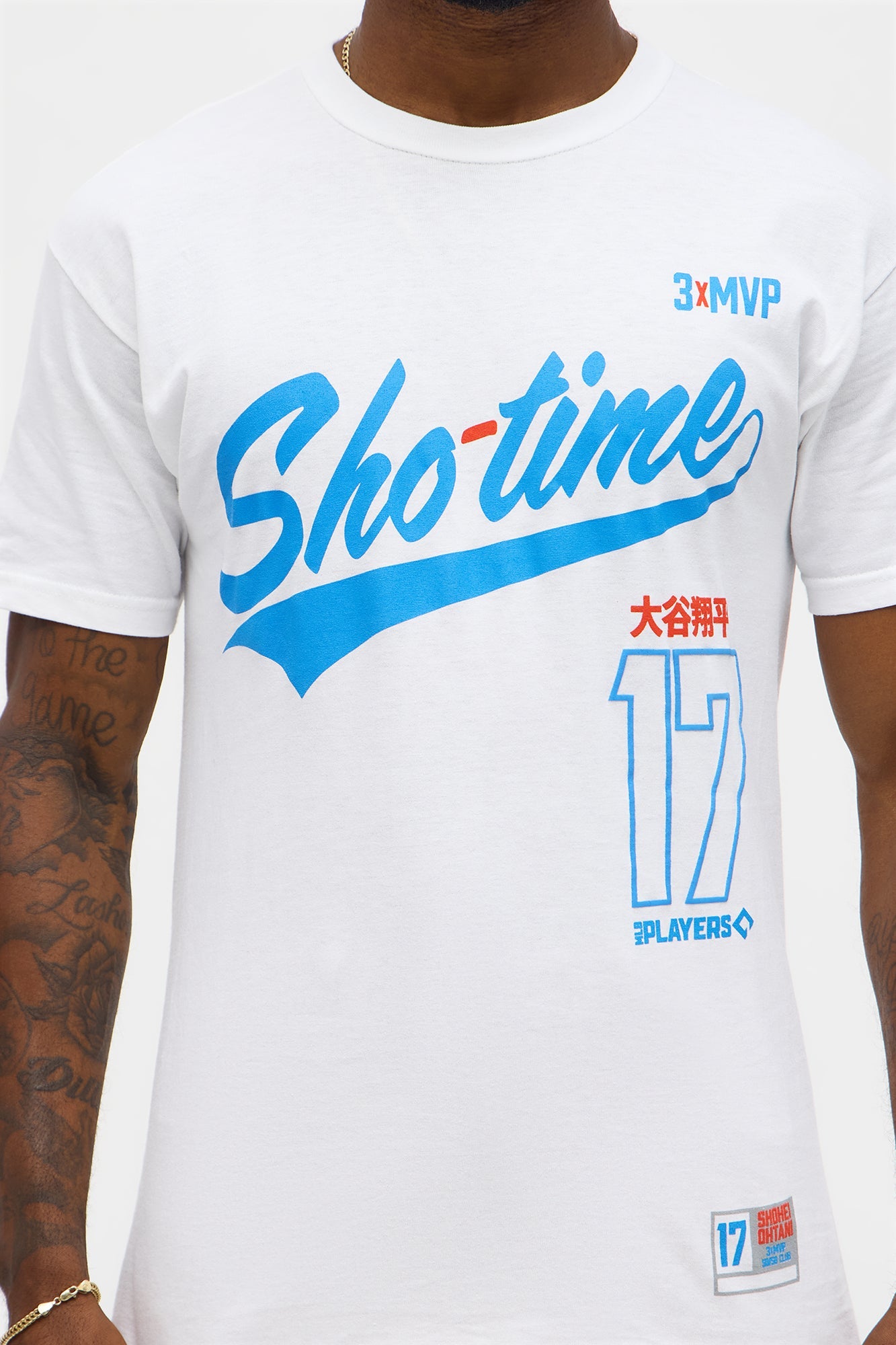 Shohei Ohtani Sho Time Short Sleeve Tee - White