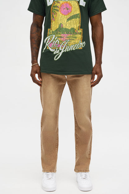 Mercer Slim Stretch Jean - Brown
