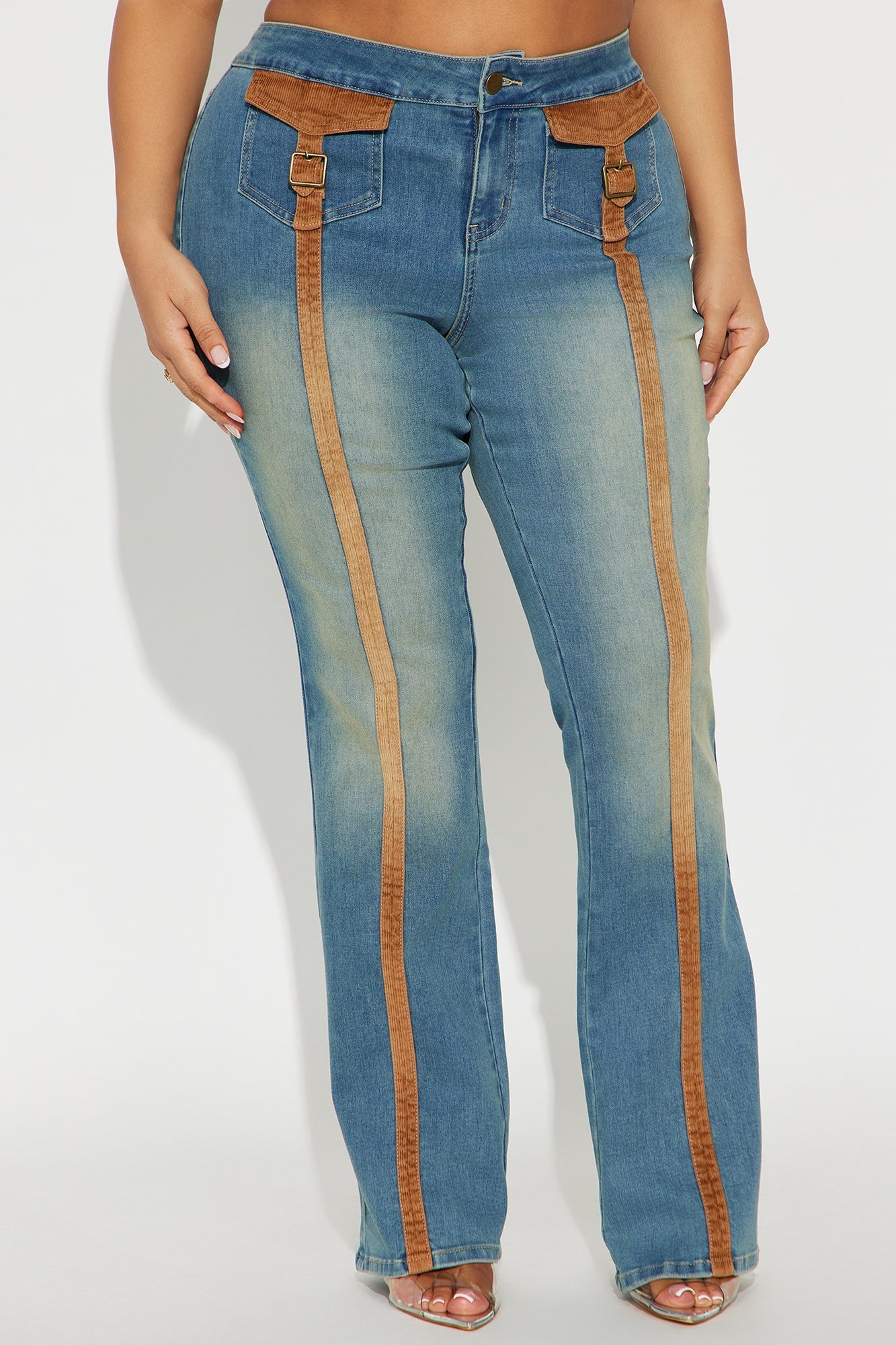 East Sixth Street Mid Rise Bootcut Jeans - Vintage Wash