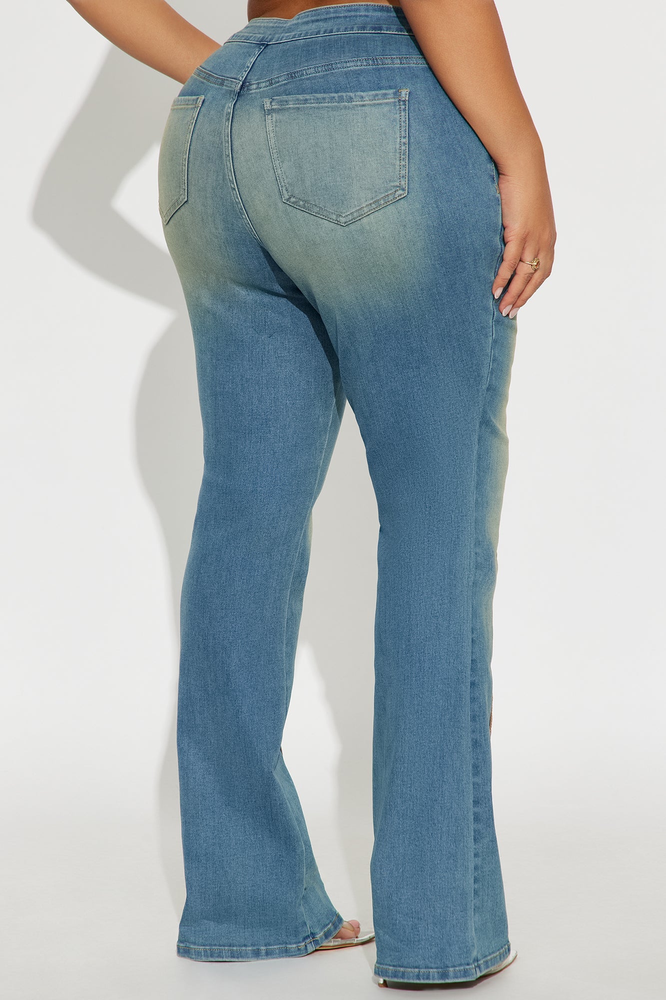 East Sixth Street Mid Rise Bootcut Jeans - Vintage Wash