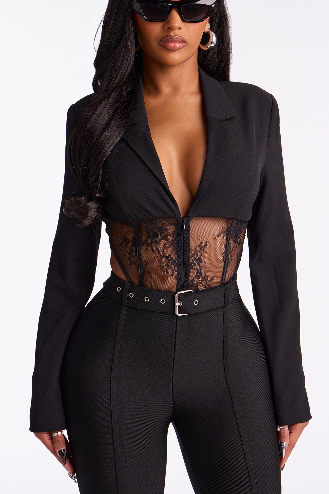 Alena Straight Bandage Pant 33 - Black