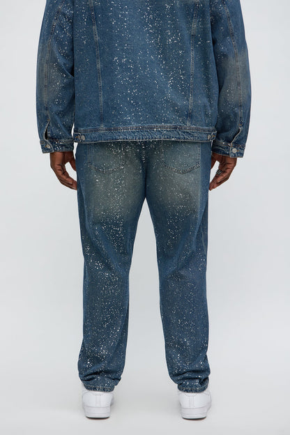 Slim Shimmering Nights Jean - Vintage Blue Wash