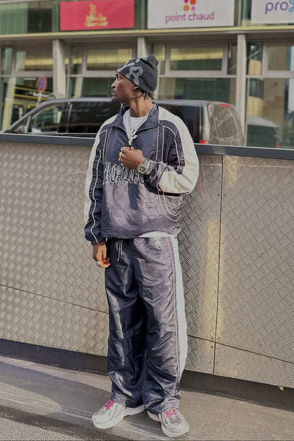 Straight Realest Flow Nylon Pant - Navy/combo