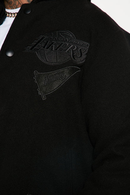 Los Angeles Lakers Varsity Jacket - Black
