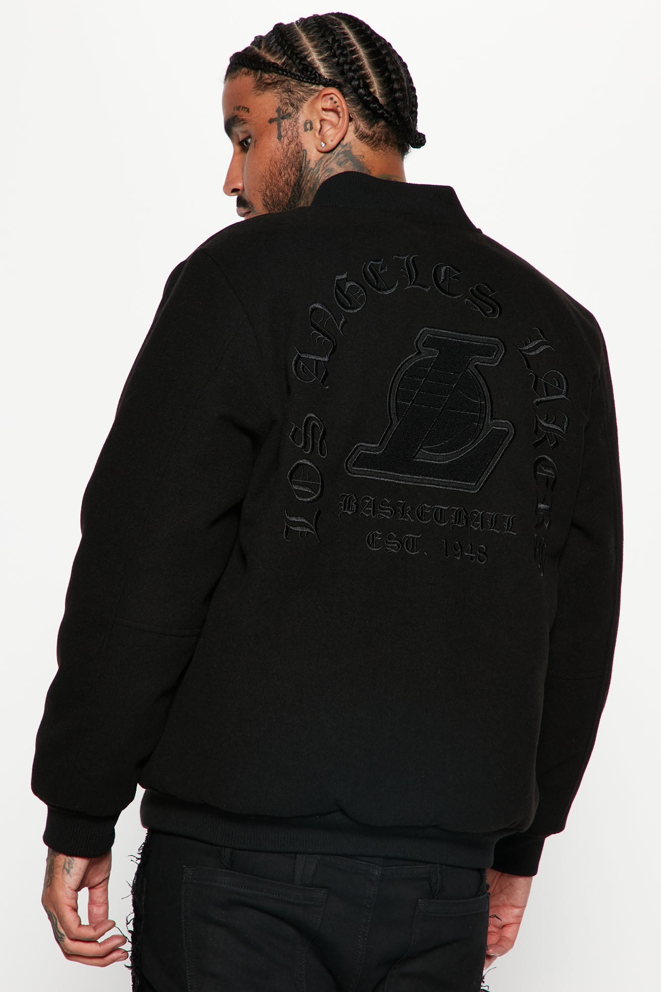 Los Angeles Lakers Varsity Jacket - Black