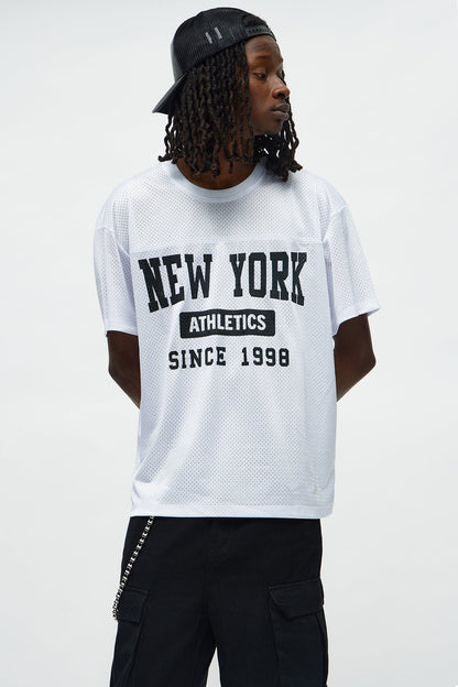 New York Jersey Tee - White