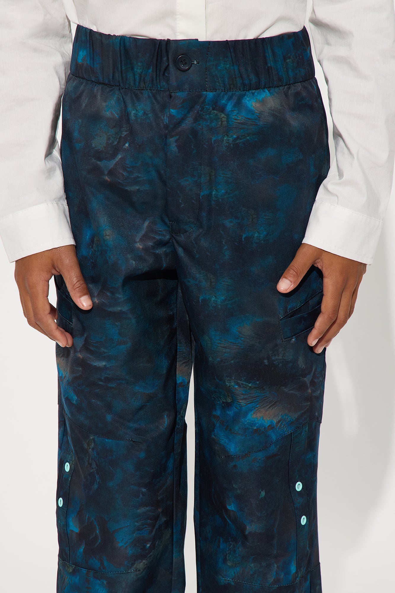 Mini Baggy Viktor Pant - Blue/combo