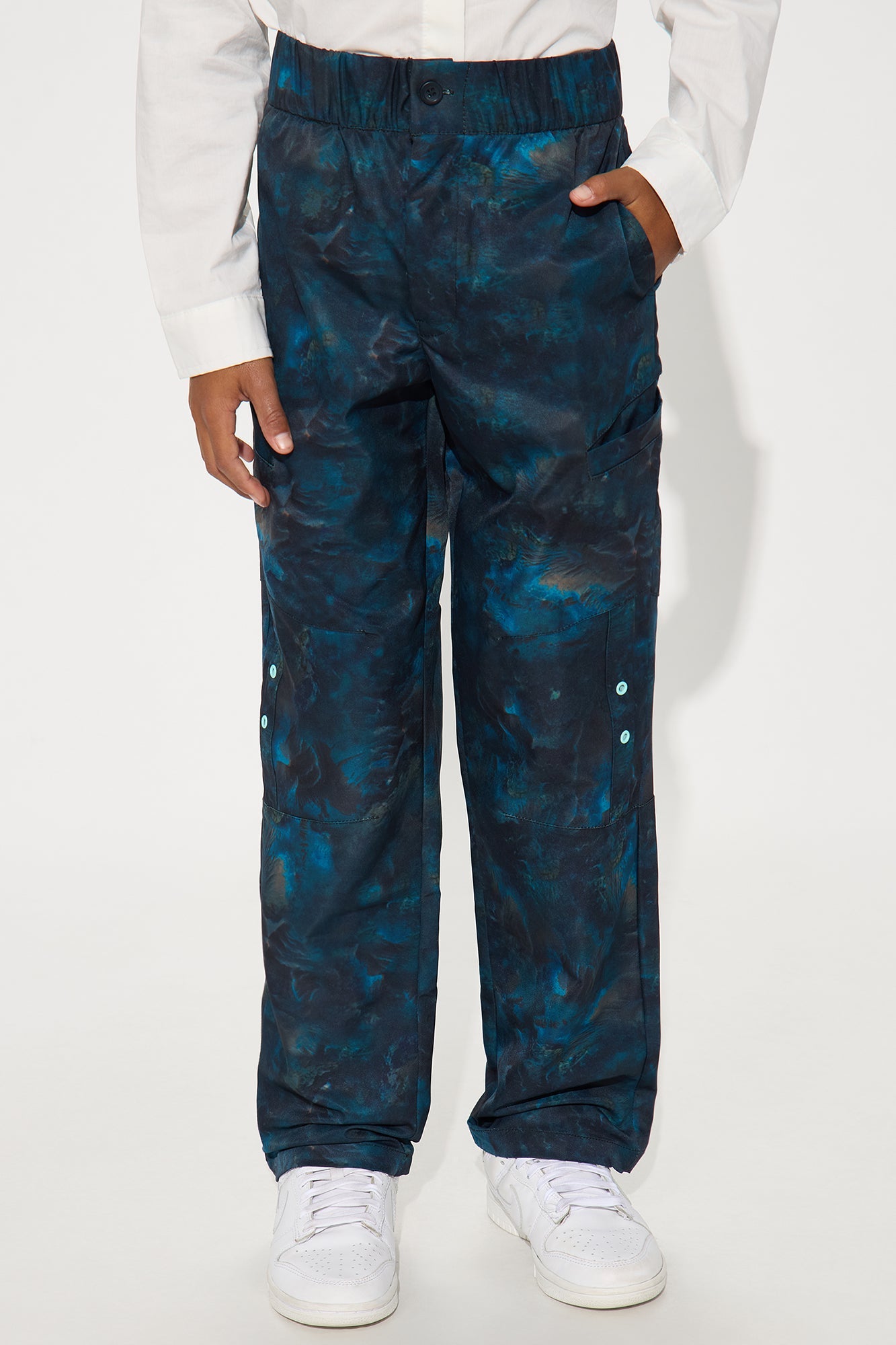Mini Baggy Viktor Pant - Blue/combo