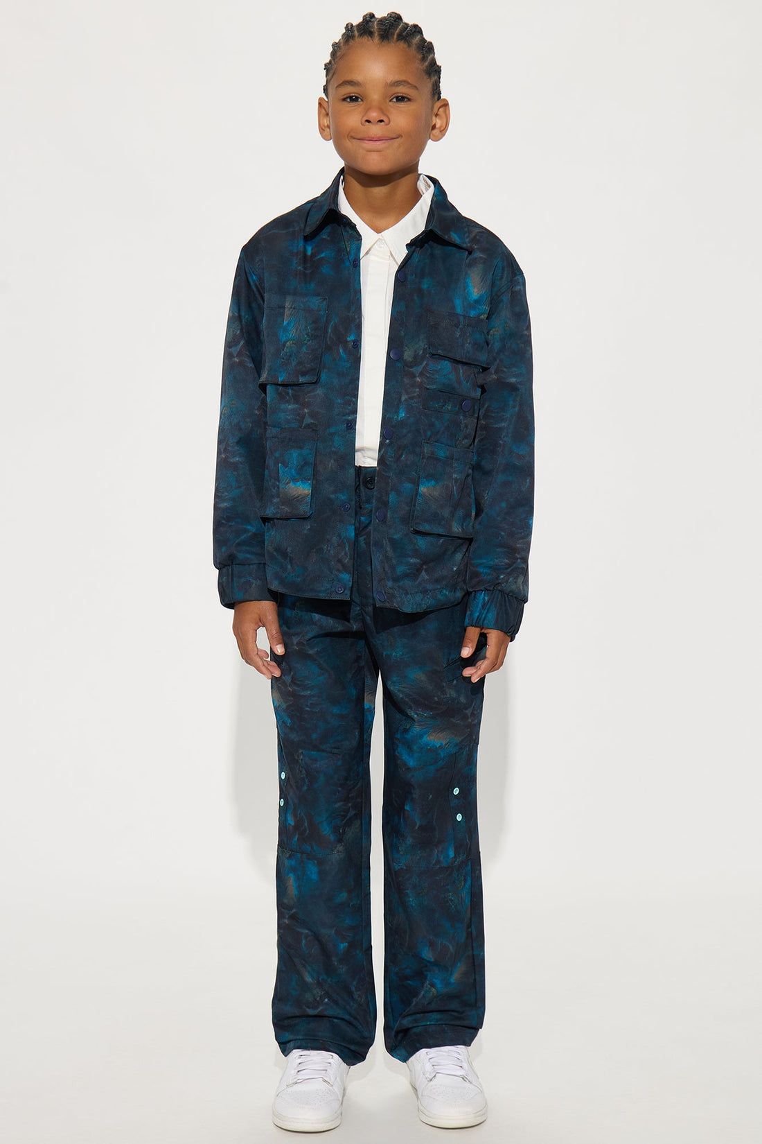 Mini Baggy Viktor Pant - Blue/combo