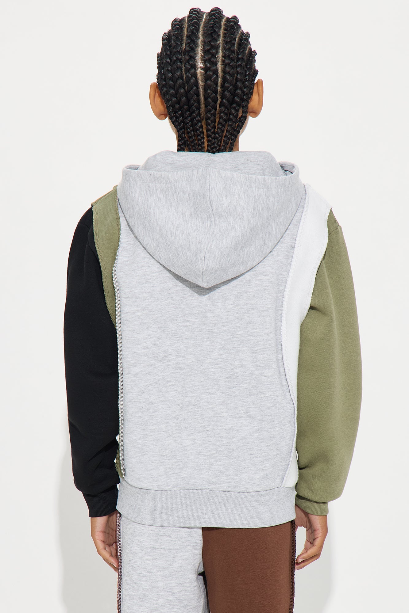 Mini 888 Patchwork Hoodie - Multi Color