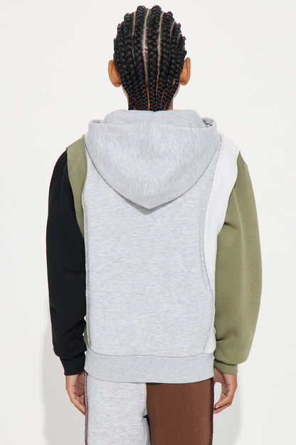 Mini 888 Patchwork Hoodie - Multi Color