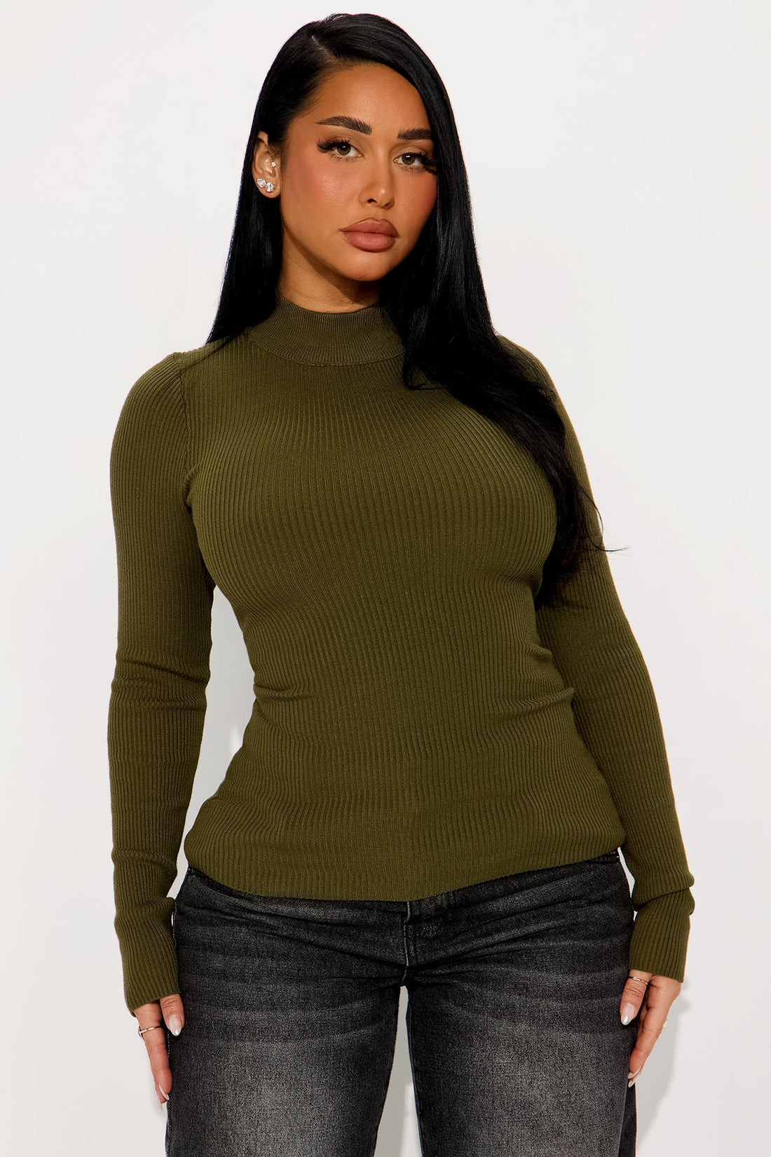 Day In Pasadena Sweater - Olive