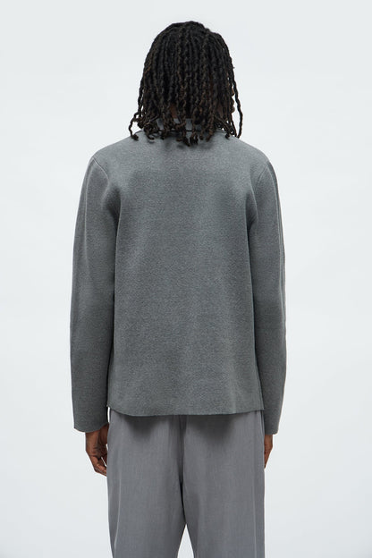 Daily Cardigan Sweater - Heather Grey