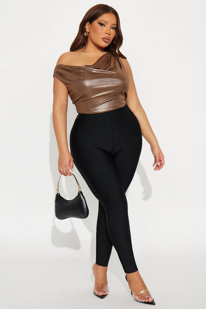 Serafina Bandage Skinny Pants 27″ - Black