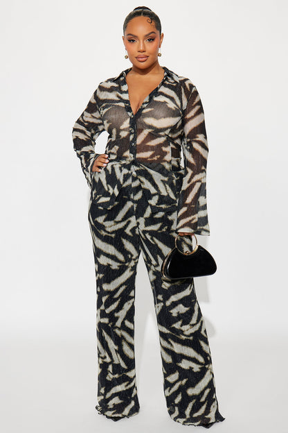Noelle Pant Set - Black/combo
