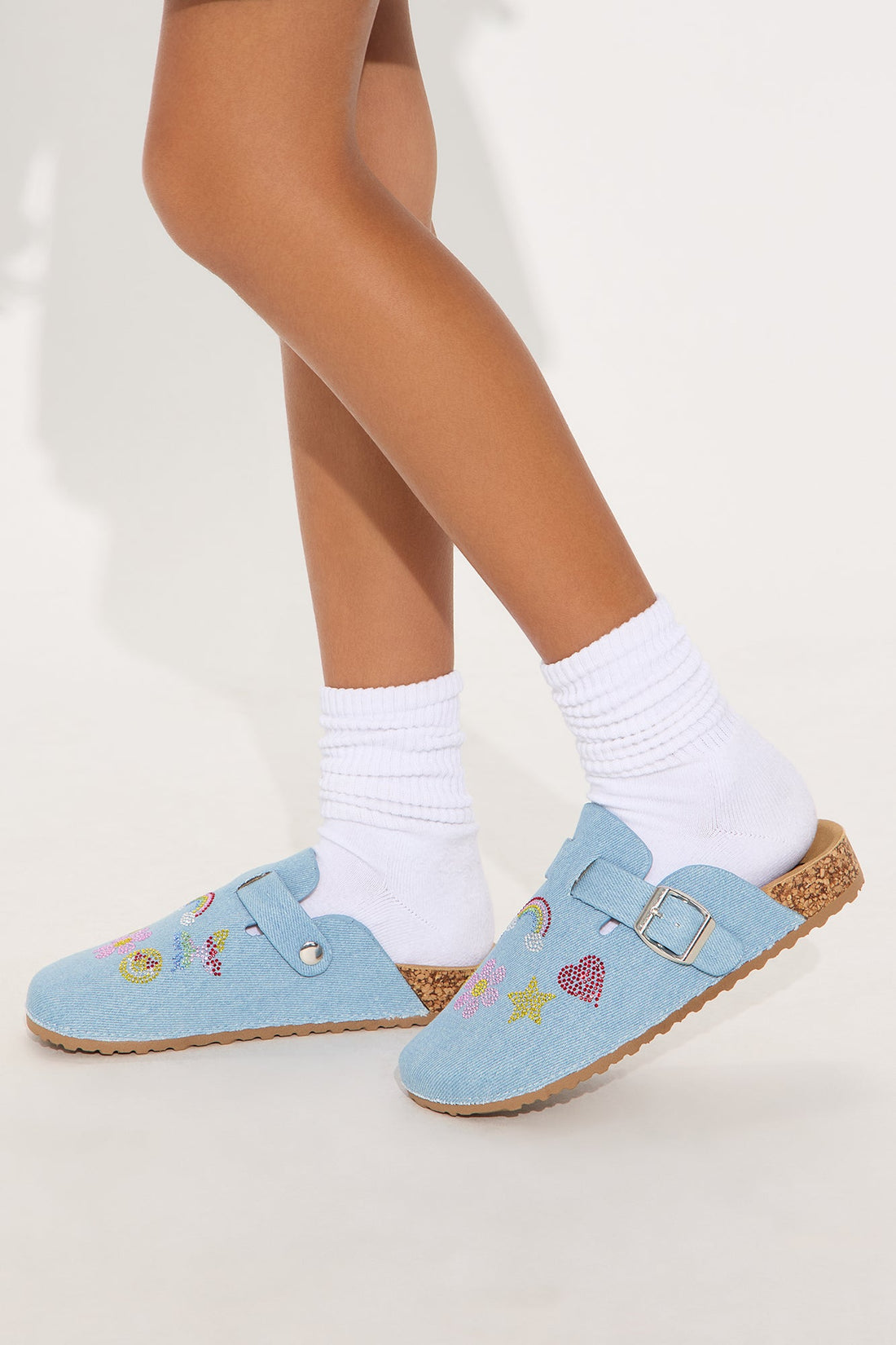 Mini Daydreamer Clogs - Light Wash