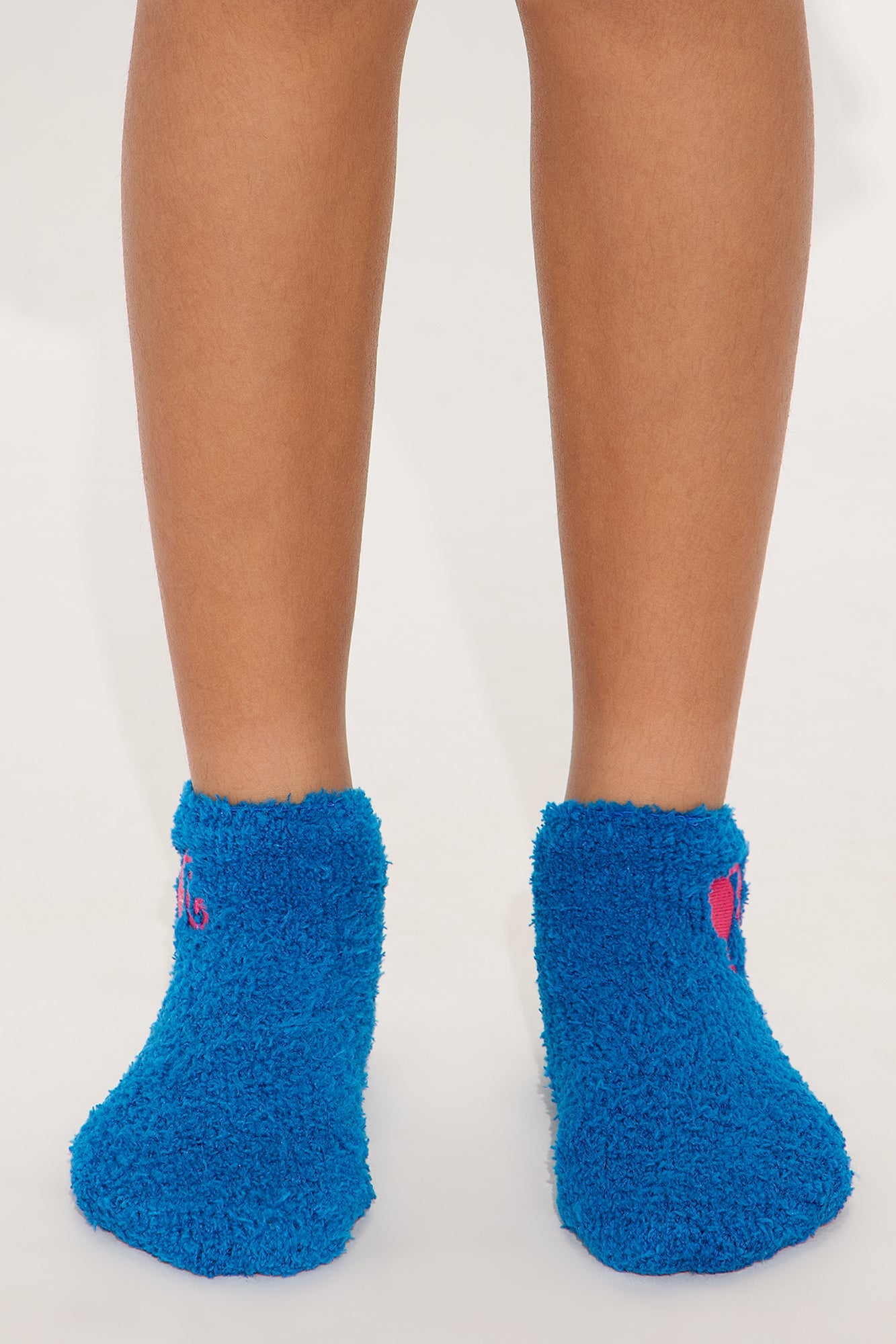 Mini Barbie Fuzzy Crew Socks 3 Pack - Pink/combo