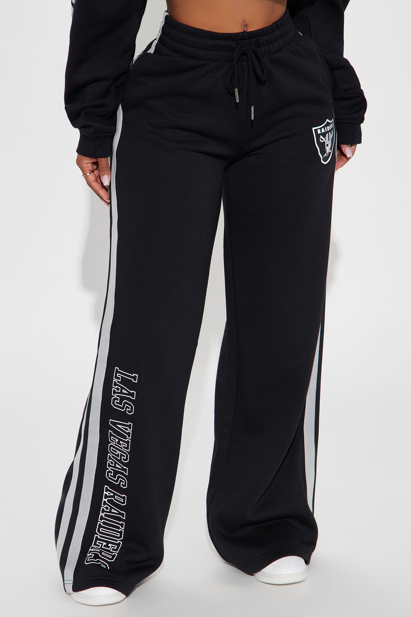 Raiders Second Half Come-Back Wide Leg Pant - Black