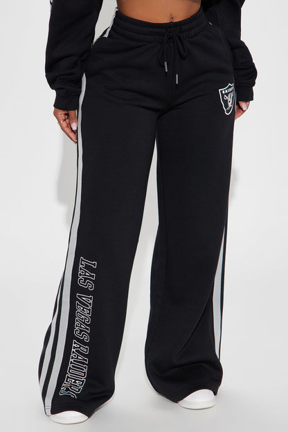 Raiders Second Half Come-Back Wide Leg Pant - Black
