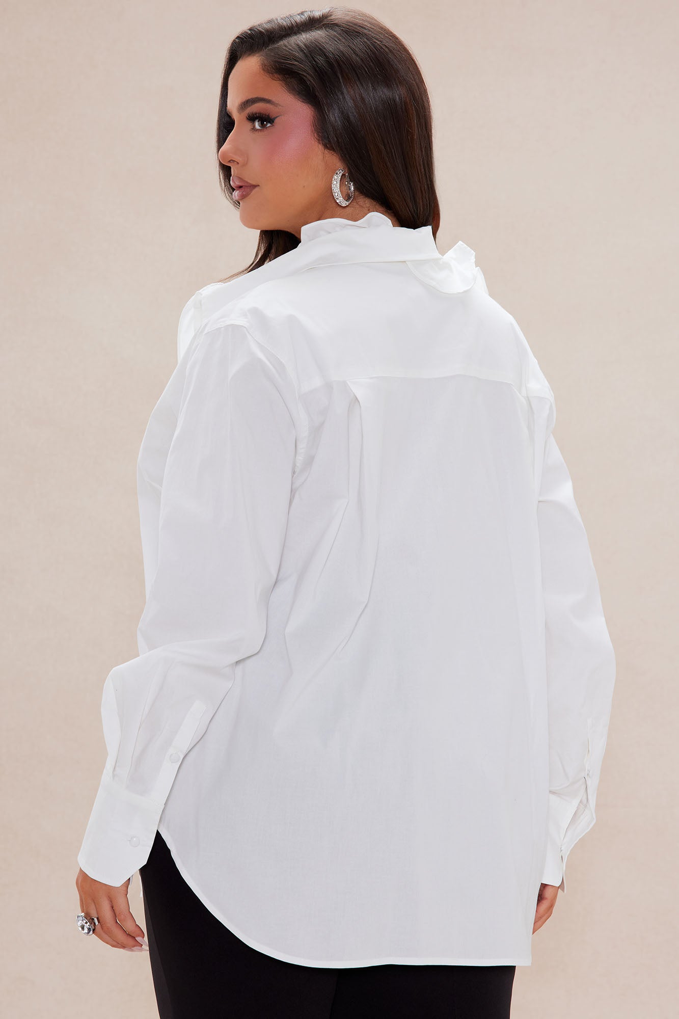 Fiona Long Sleeve Shirt - White