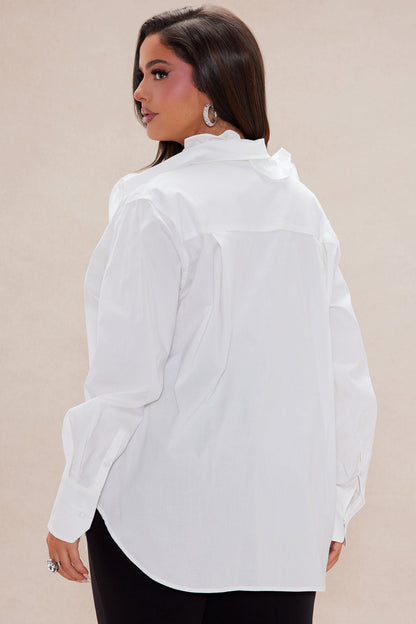 Fiona Long Sleeve Shirt - White