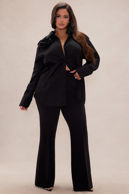 Fiona Long Sleeve Shirt - Black