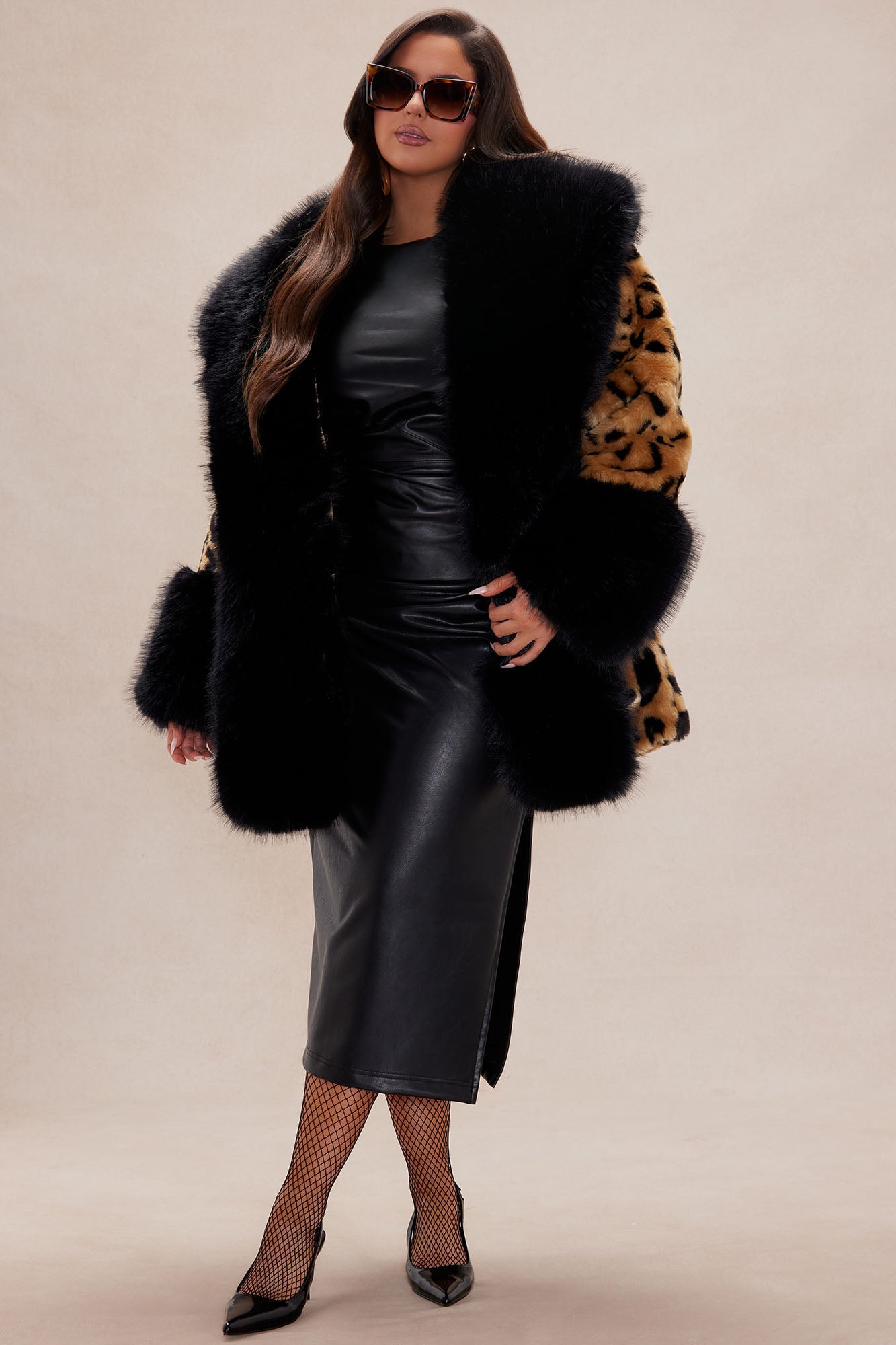 Dakota Leopard Coat - Leopard