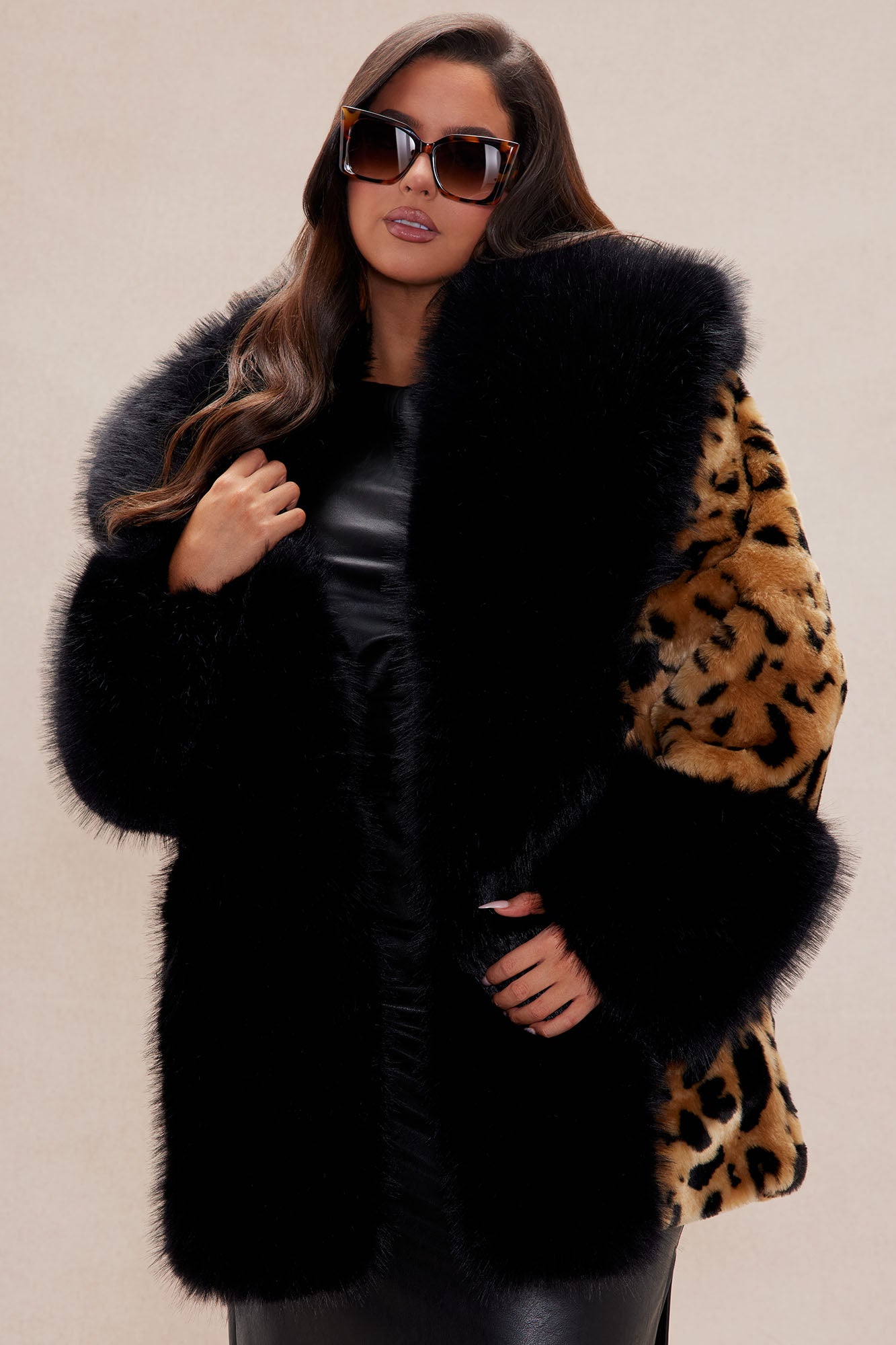 Dakota Leopard Coat - Leopard