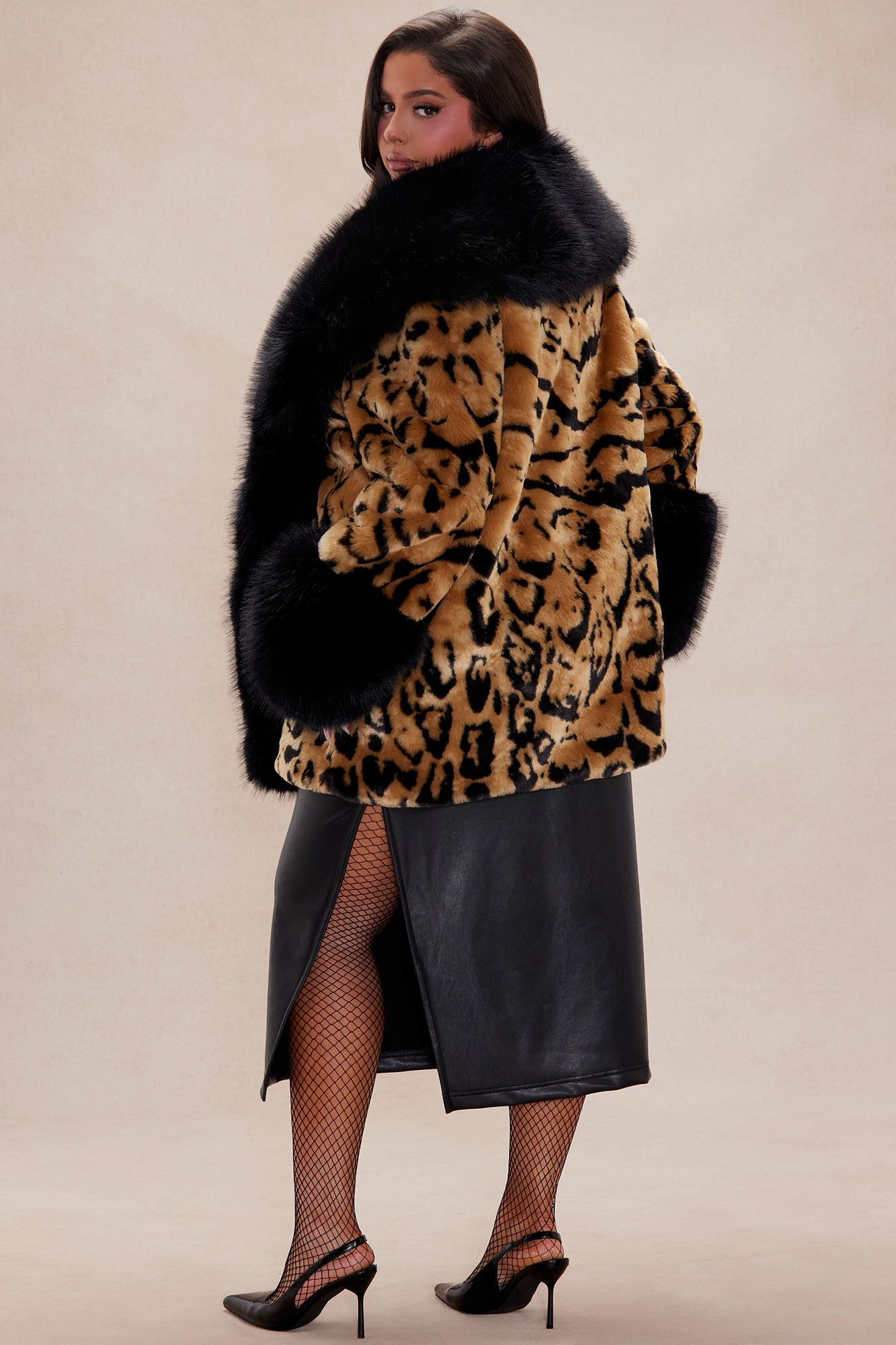Dakota Leopard Coat - Leopard